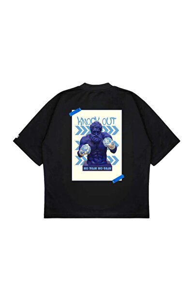 CC STORE Tricou oversize unisex - Imprimat cu design boxer