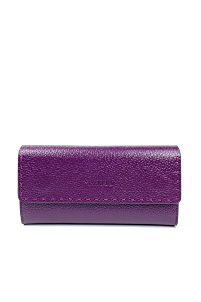 Skarlet Hakiki Kadın Deri Cüzdanı