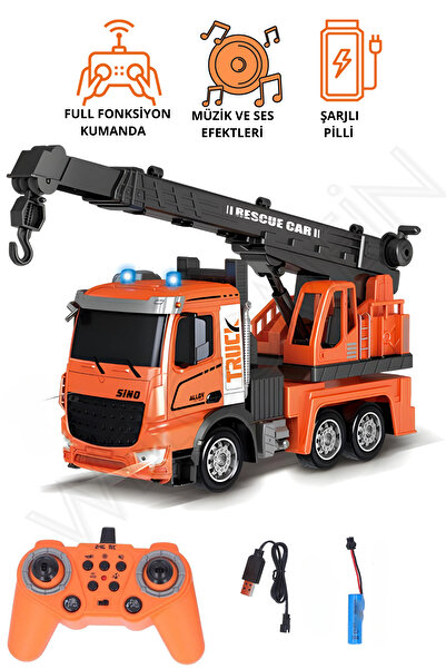 welcomein Oyuncak 2.4GHz Full Fonksiyon Uzaktan Kumandalı 1:12 Ölçek Işıklı v...