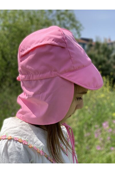 Moose Mood Minke Ense Korumalı Boyundan Bağlamalı Uv 50 Güneş Koruyucu Terletmeyen Bebek Çocuk Deniz Şapkası