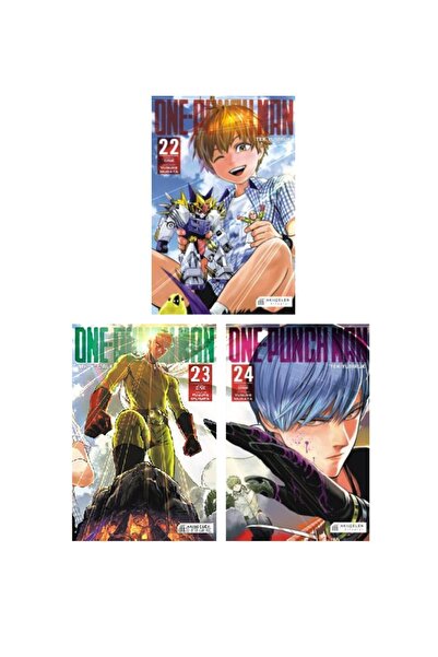 Akıl Çelen Kitaplar One-Punch Man 22-23-24. Ciltler Manga Seti