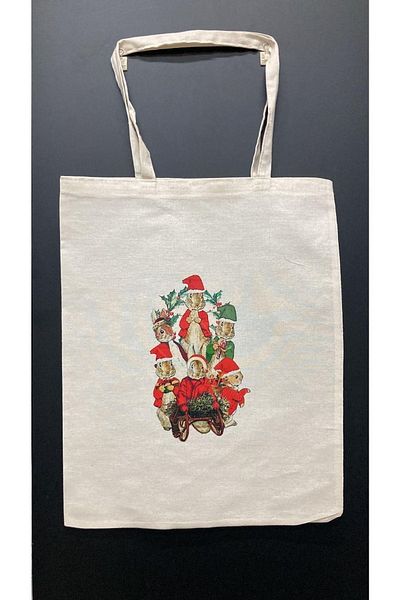 Purple Adv Peter Rabbit New Year Cloth Bag