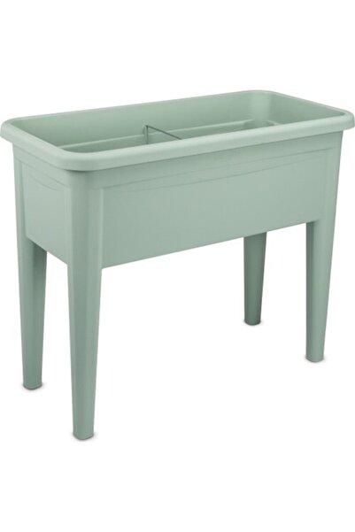 SERİNOVA Ayaklı Bahçe Saksı 60 Lt 3'lü Yeşil