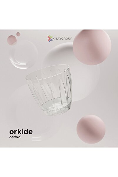 KıtayGroup Orkide 14x13 1,5 Lt Kristal Şeffaf Rengi Bahçe Saksısı