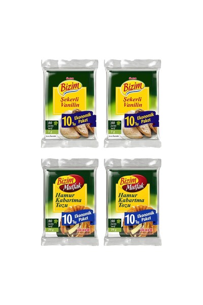 Bizim Mutfak Kabartma Tozu ve Vanilya 40 lı Karma Paket
