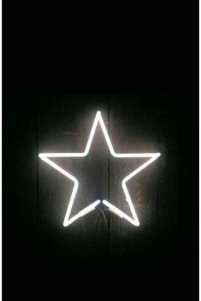 Çığ Tasarım Yıldız Neon Led Duvar Yazısı Dekoratif Duvar Aydinlatmasi Gece La...