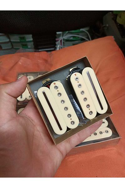 Anka 1 Pair of 2 Pieces Point-Striped Meodel Cream Color Magnetic Spring and Screws Included