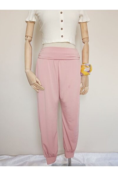 Gleamy girls Kadın Beli Lastikli Yoga Pantolonu