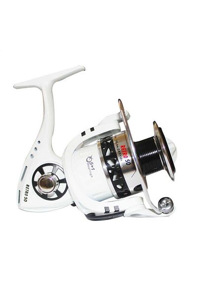 Albastar 50 5+1 Ball Retro Fishing Machine - 5.2:1 Speed, General Use