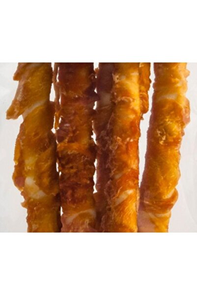 Freshy Chicky Twist - Taze Tavuk Eti Kaplı Köpek Çiğneme Çubukları - 10 Adet