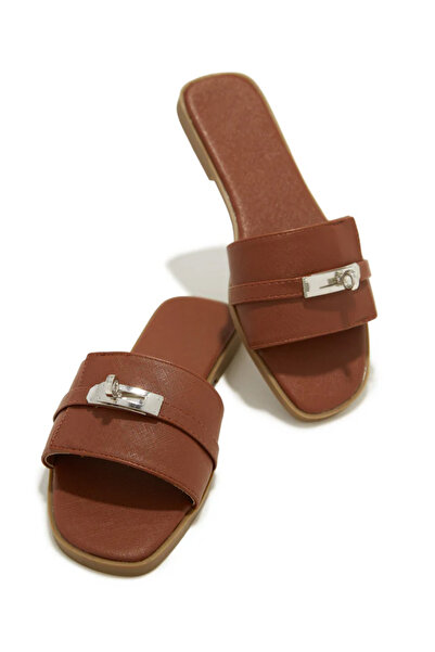 GUİZ Hermes Women's Slippers - Flat Design