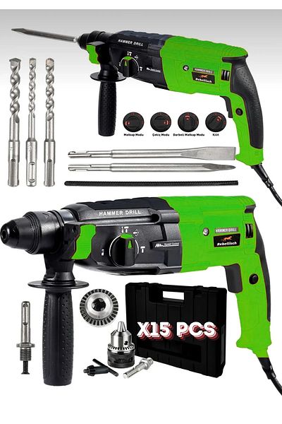 Rebellisch Germany Answer Series - 13500wf 15j Copper Breaker Perforator Hilti Set with X15 Tip