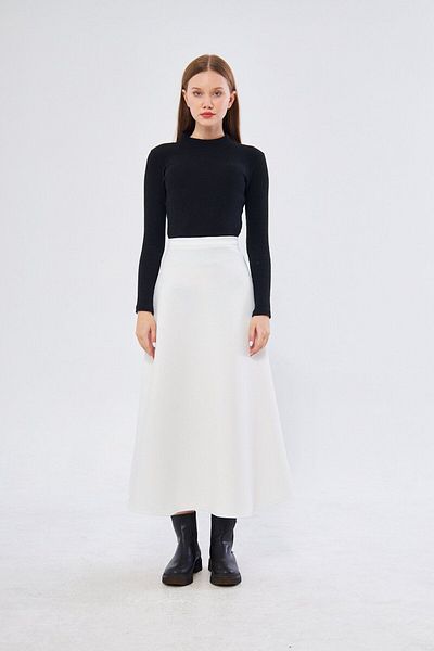 Minharir Puff Scuba Skirt