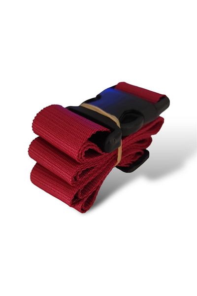 BALP 3 bucăți curea pentru bagaje premium roșu Claret