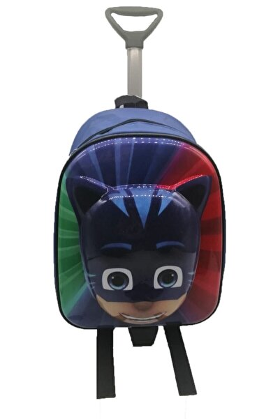 SD ÇANTA Pj Masked Embossed Kindergarten Bag with Squeegee