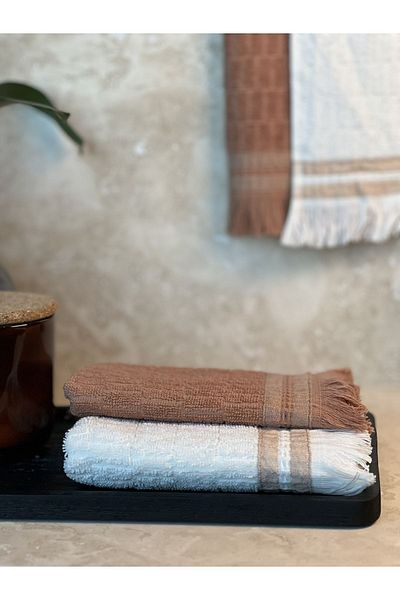 Plume Ceramic Home Plumehome Bathroom & Guest & Kitchen & Toddler Gift Hand Towel Set - 30x50 - Set of 2