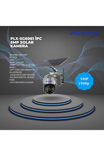 Pulnix PULNİX SOLAR SİM KARTLI 5 MP KAMERA