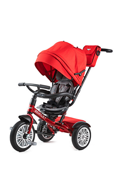 Bentley Trike Kırmızı Üç Tekerlekli Bebek ve Çocuk Bisikleti Beden: 6+ Ay
