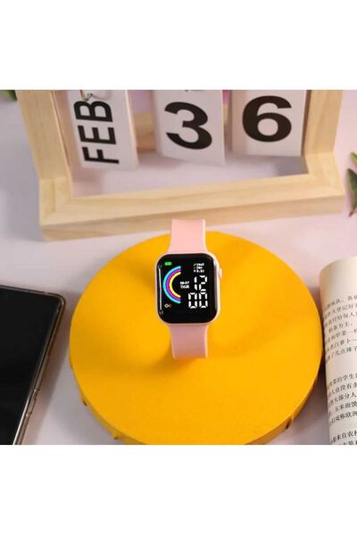 G Sport POLO Pembe Su Geçirmez Apple Watch Saat (AKILLI SAAT DEĞİLDİR)