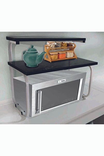 Tiydem Mutfak Organizer Tezgah Üstü Metal Raflı Mikrodalga Fırın  Airfryer St...