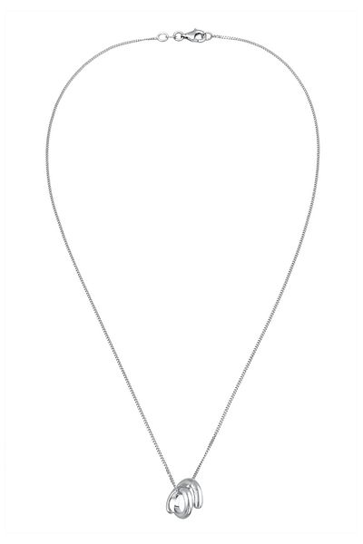 ELLI Halskette Kreis Rund Wickeldesign 925 Sterling Silber