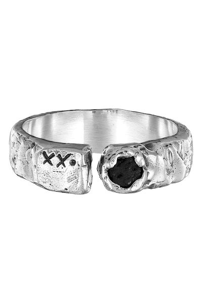 HAZE & GLORY Ring Lava Edelstein Bandring 925 Sterling Silber