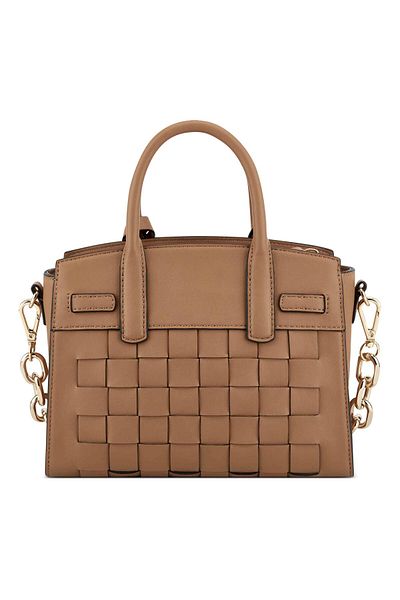 Nine West Ninewest Dax Mini Jetset  Dark Camel Satchel Bag for Women