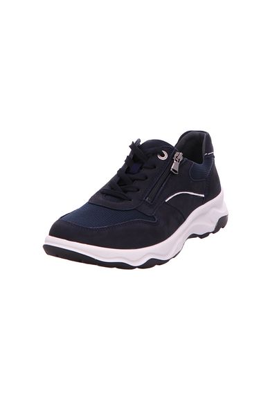 Waldläufer Schnürschuh blau