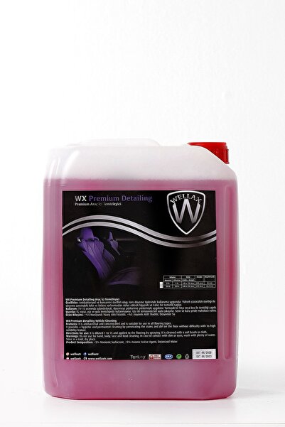 WELLAX Wx Premium Detailing Detaylı Temizlik Ilacı 5lt (1/15 KONSANTRE GÜÇLÜ ...