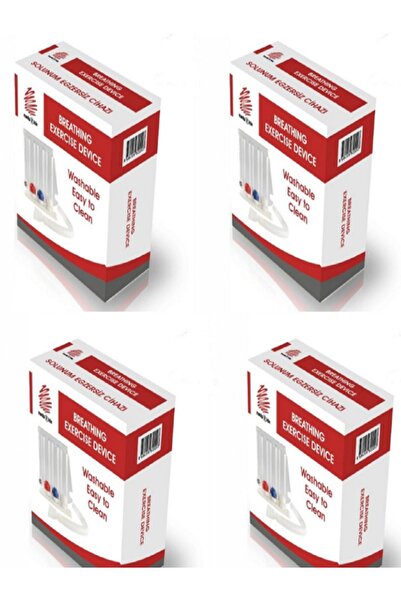MedPride Triflo Solunum Egzersiz Cihazı 3 Top Üfleme Topu Nefes Egzersizi 4 Adet Kutulu