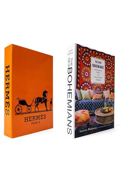 CİHAN EV DEKORASYON Σετ διακοσμητικό κουτί βιβλίων Hermes & Bohemians