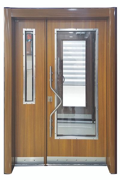 Tezdoor Right Opening Steel Door - For Apartments, Villas and Outdoors