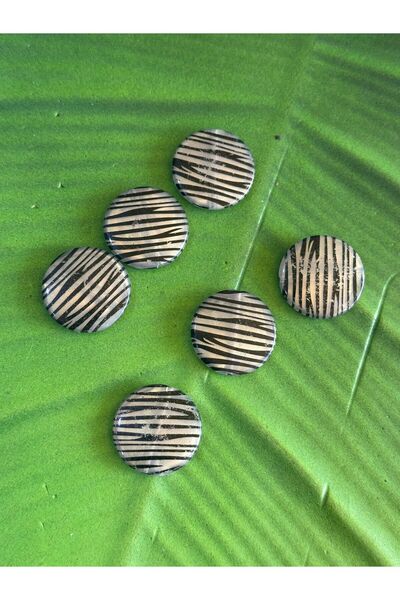 Gönülden Tasarım 2x2 cm Zebra Sa deznom - Perforirana kost