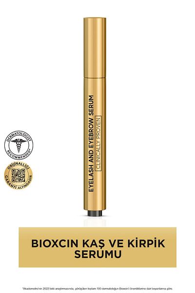 Bioxcin Sérum na řasy na obočí - kolagen, kyselina hyaluronová, ricinové máslo, keratinové peptidy, b5, biokomplex, b11