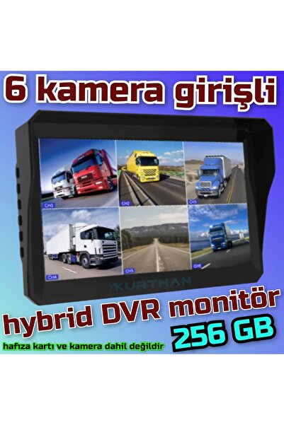 Twogo 6 Kanallı 10 Inç Monitör Dvr Hybrid 6 Kamera Girişli -6006 ( Kamerasız )