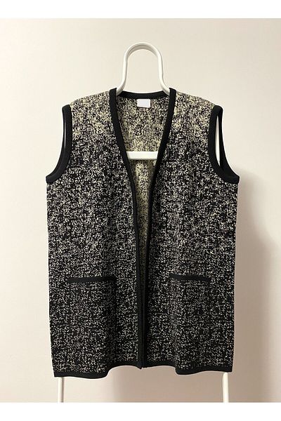 we are the best UYSALİDA Middle Age and Above Mother Knitwear Vest - Buttonless Design