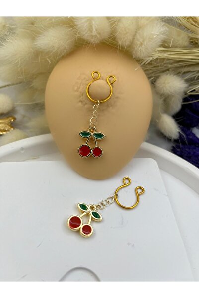 Arescollection DELİK GEREKTİRMEYEN SIKIŞTIRMA SAHTE FAKE MEME UCU NİPPLE PİERCİNG