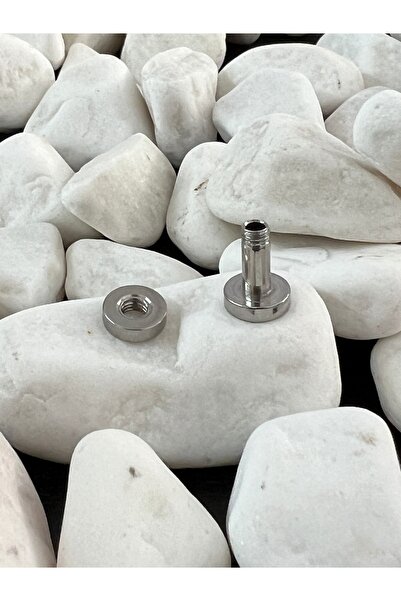 Karınca Piercing Tünel Piercing Cerrahi Çelik 1 mm 2 mm 3 mm 4 mm 5 mm 6 mm