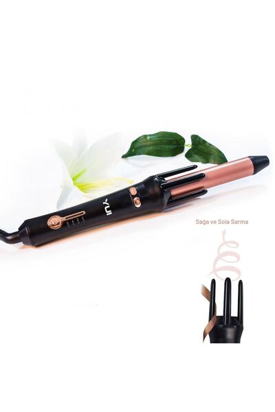 Yui Kb302 360 Derece Otomatik Dönen 25 Mm Kalın Saç Maşası- Saç Şekillendirici