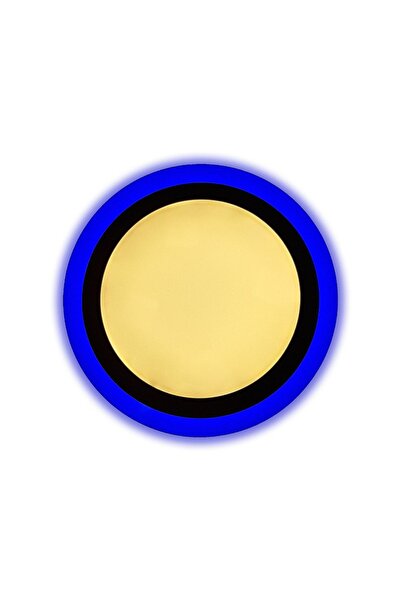 Genel Markalar Çift Renkli 12+4 W Led Panel Sıva Üstü Yuvarlak Spot Armatür (...