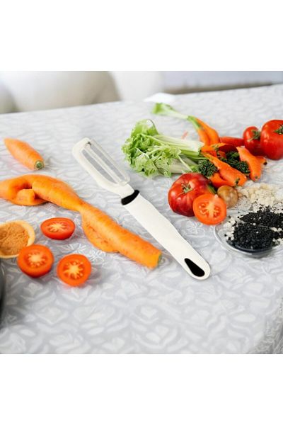 tg tek-iş global Stainless Steel Fruit and Vegetable Peeler - Multifunctional, Sharp Blade