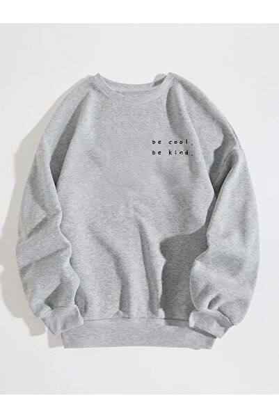 Deocept Be Cool Be Kind - Hanorac oversize unisex cu decolteu