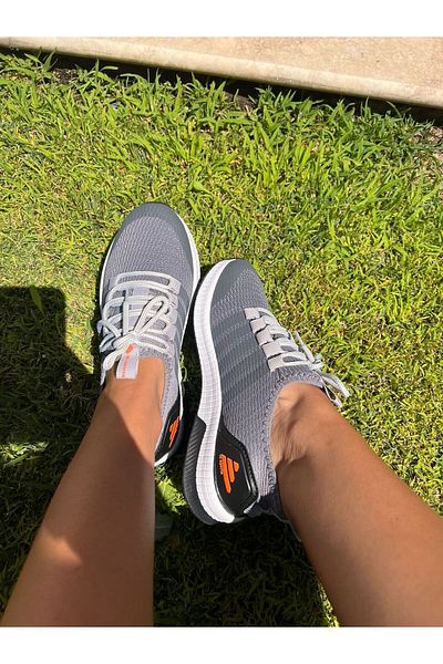 İnan Ayakkabı UNISEX GRAY KNITWEAR SNEAKER SPORTS SHOE 21İ5120