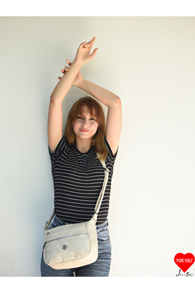 JARA Bag Geantă de umăr Hera Original Daily, din piele naturală moale, cu mai...