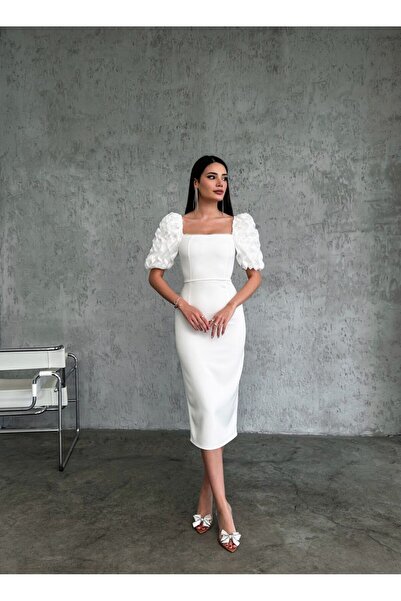 Elbisen Burada Beyaz Elbise Nikah Söz Elbisesi