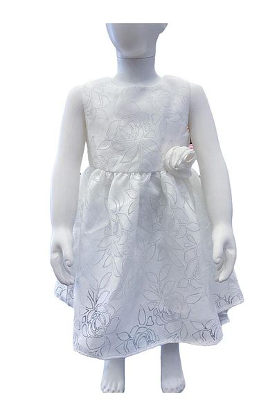 Çikoby Rose Patterned Dress for Baby Girl