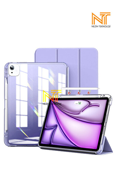 Nezih Case İpad Air 13 2024 / 2025 Uyumlu Kılıf Magnetik Ayrılabilen Uyku Mod...