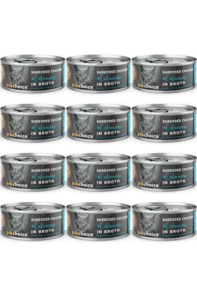 ProChoice Hypo-Allergenic Sos İçinde Tavuk Etli ve Kalamarlı Tahılsız Yetişki...