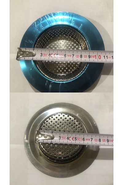 colizon Metal Sink Strainer Large Size Stainless