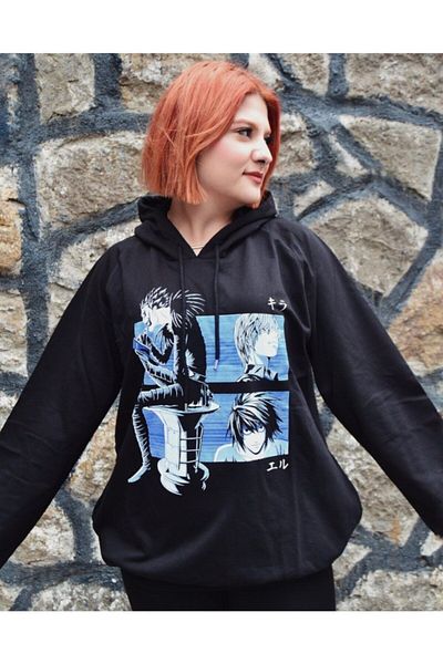 Köstebek Унисекс суитшърт с качулка Death Note Shinigami Ryuk